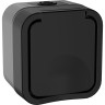 Розетка 1-местная с заземляющим контактом и крышкой IEK TORS 16А IP55 графит TS-R16-16-55-K53