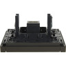Розетка HDMI IEK FORTEPIANO FP340 серый FP-H10-K03